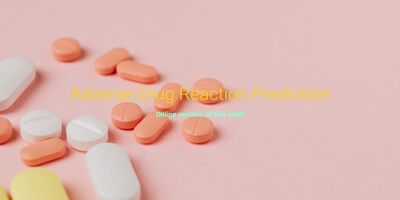 Adverse Drug Reaction prediction